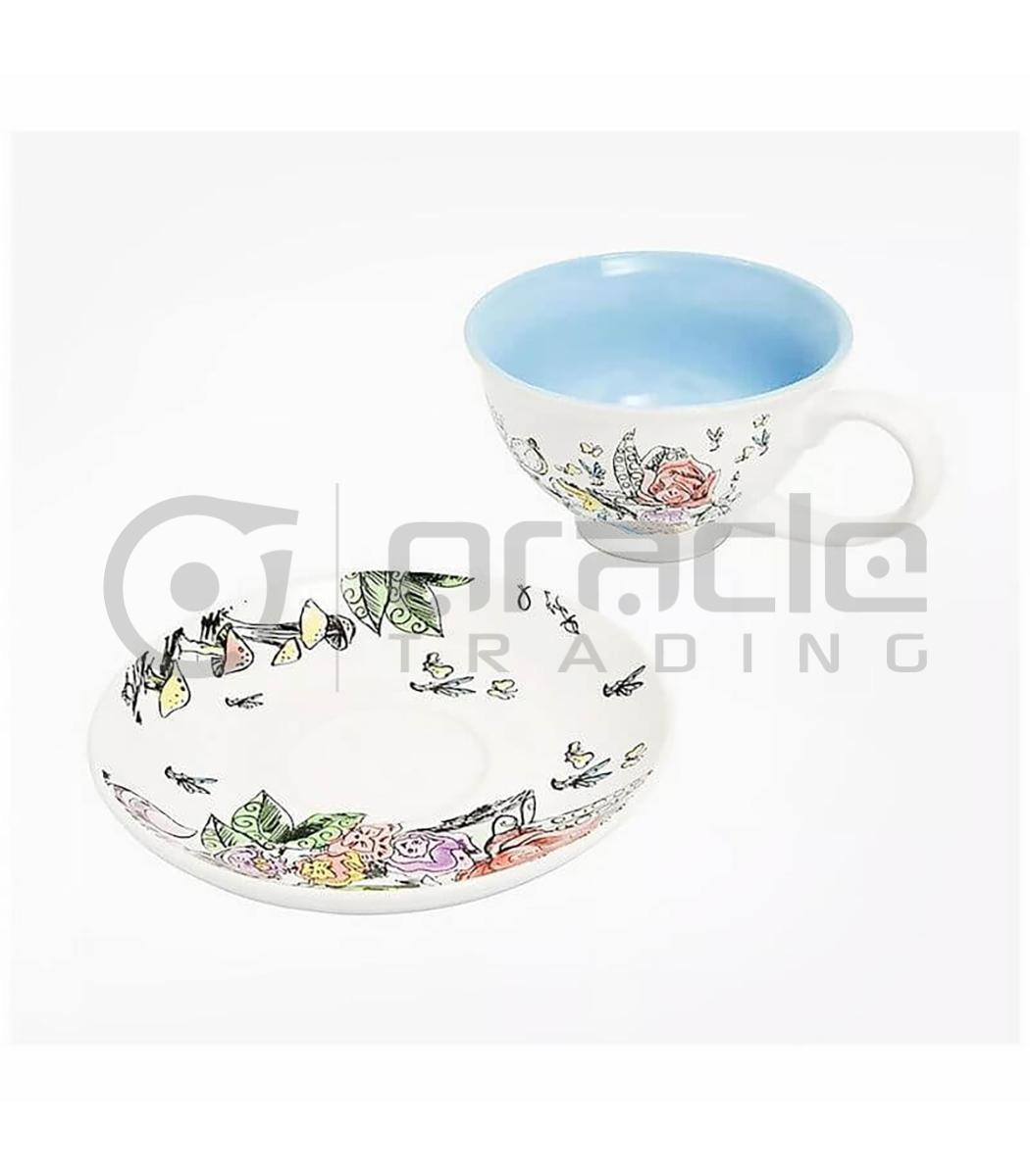 teacup saucer set alice in wonderland tss004 c