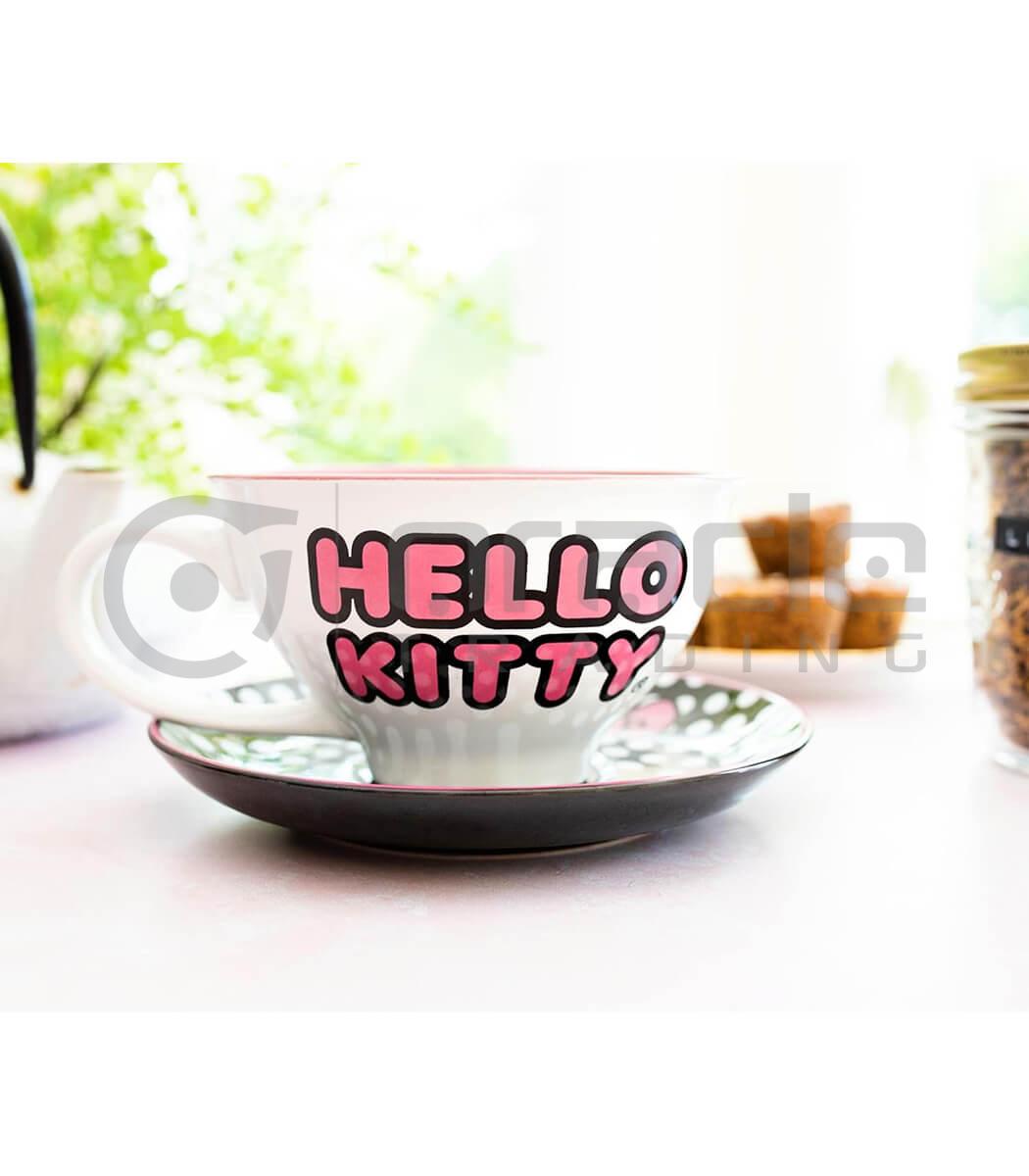 teacup saucer set hello kitty tss008 c
