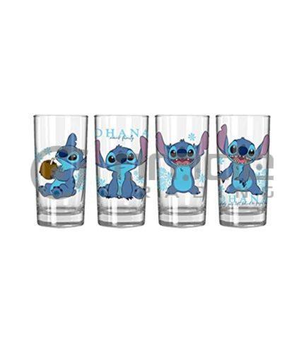 Lilo & Stitch 4pc Tumbler Set - Blue Floral