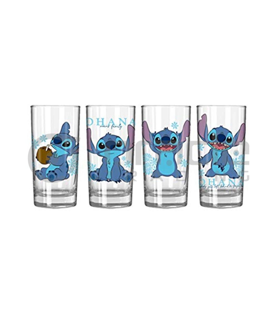Lilo & Stitch 4pc Tumbler Set - Blue Floral