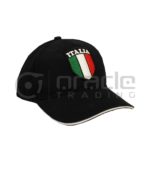Italia Vintage Hat - Black