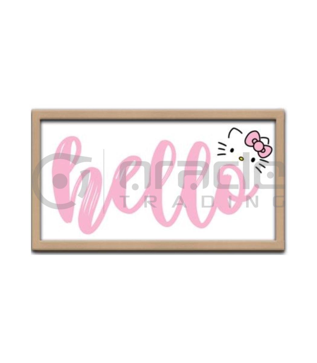 Hello Kitty Wall Art - Hello - 10" x 18" Framed