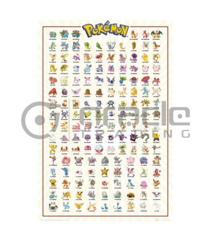 Pokémon Poster - Kanto 151