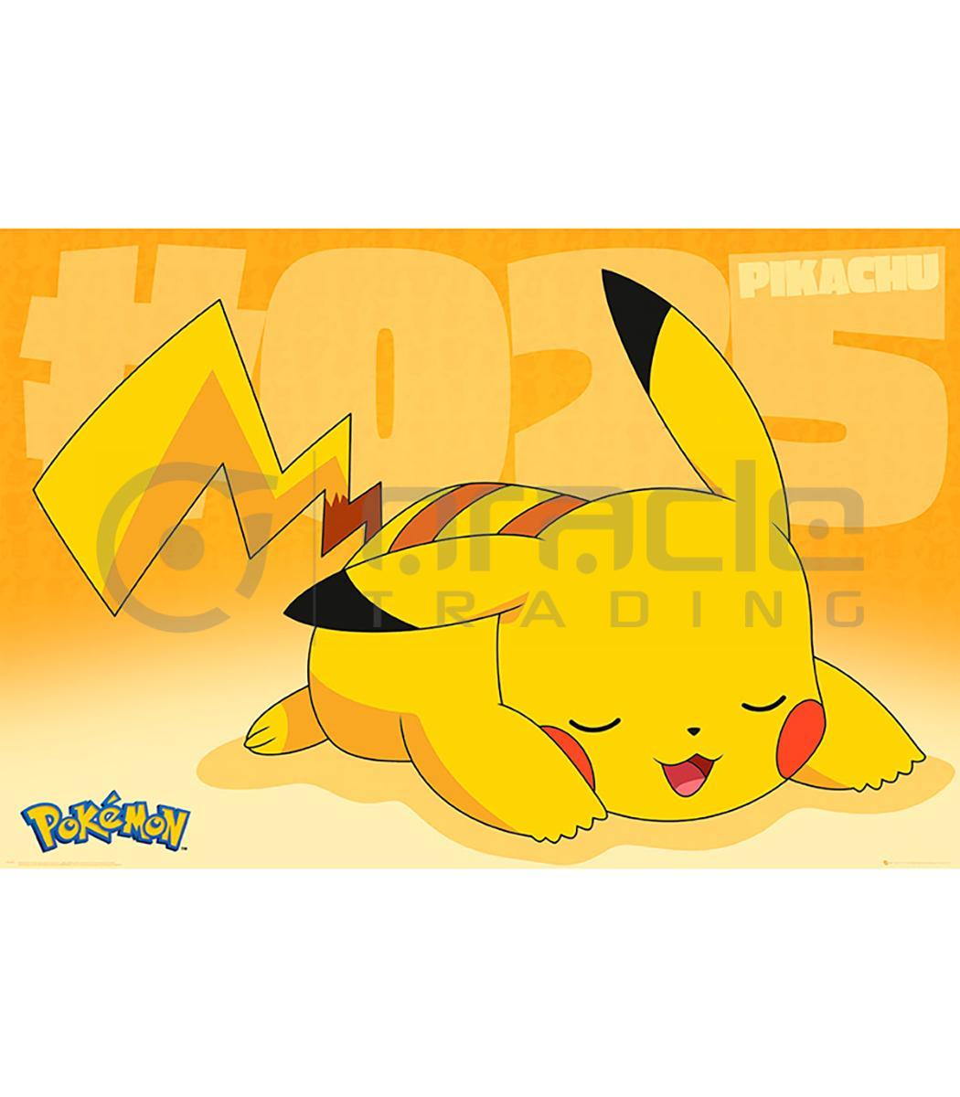 Pokémon Poster - Pikachu Asleep