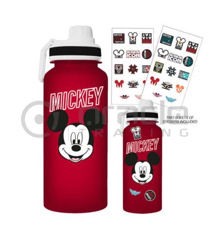 Mickey Mouse Jumbo Water Bottle & Sticker Set