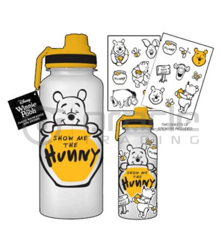 Winnie the Pooh Jumbo Water Bottle & Sticker Set