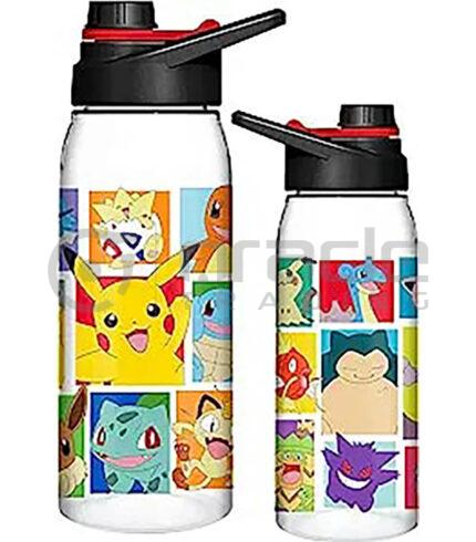 Pokémon Water Bottle - Grid